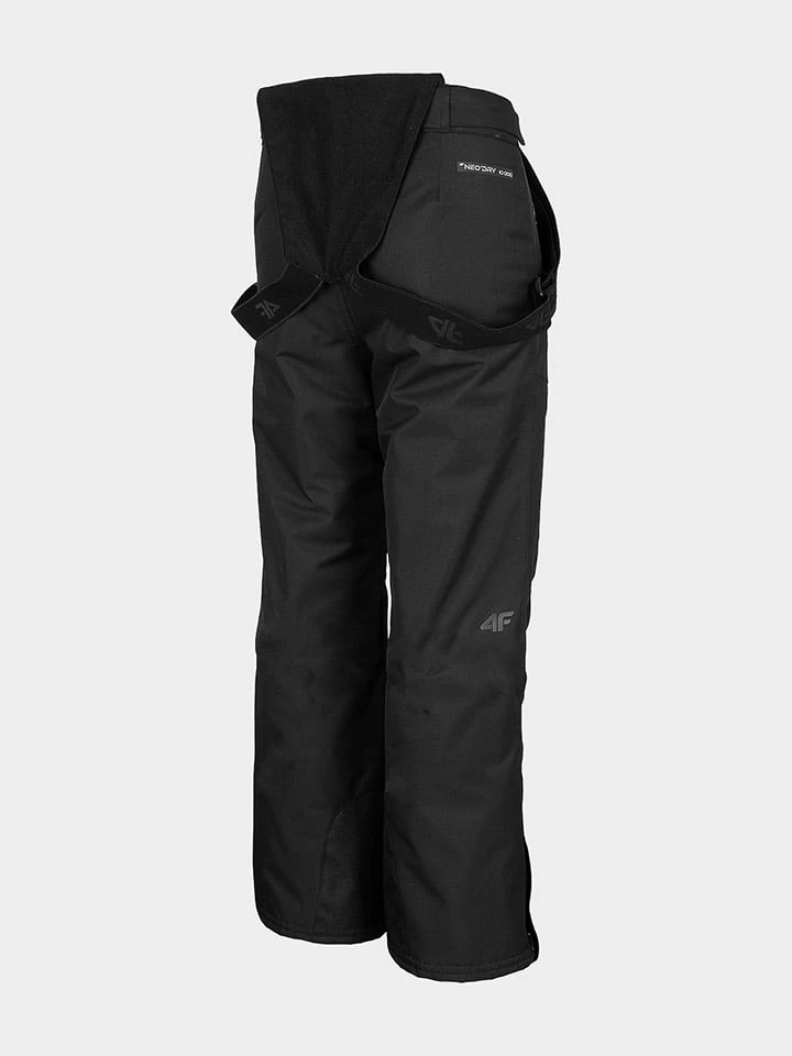 4F Ski-/ Snowboardhose In Schwarz 4 4F Ski-/ Snowboardhose In Schwarz – Bild 2