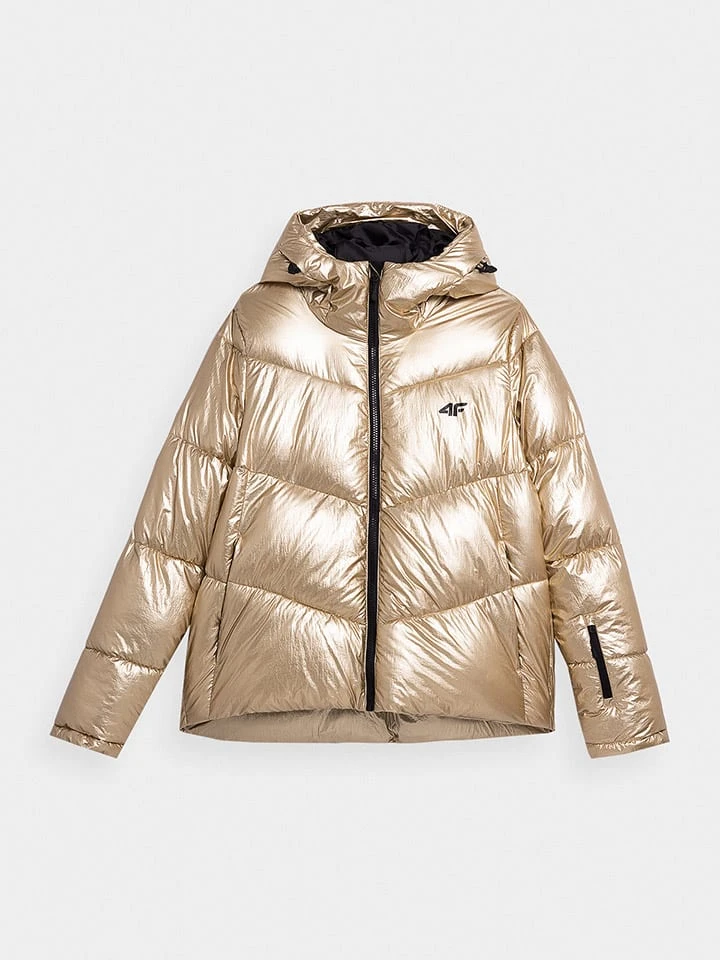 4F Ski-/ Snowboardjacke In Gold 3 4F Ski-/ Snowboardjacke In Gold