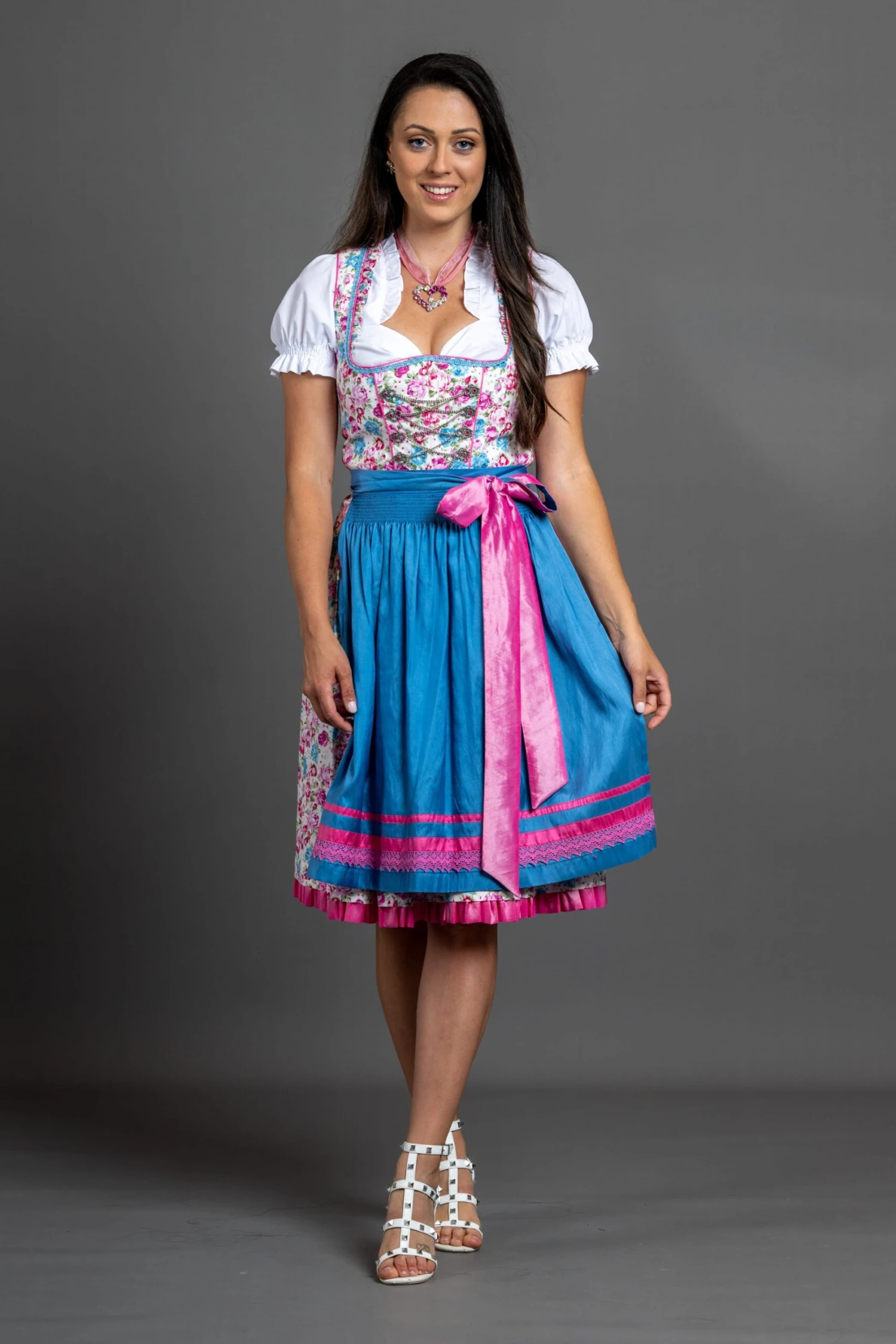 Dirndl " Bianca " In Türkis