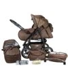 10tlg. Set: Kombi Kinderwagen "Rio" In Braun -Bekleidungsgeschäft bergsteiger 10tlg set kombi kinderwagen rio in braun