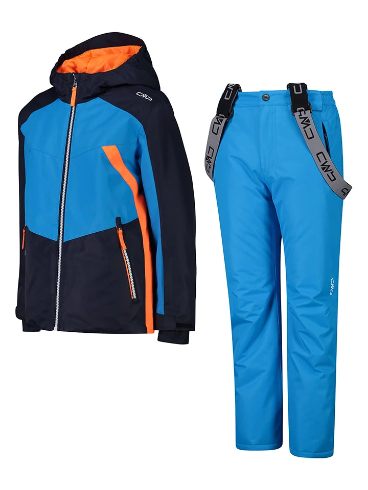 CMP 2tlg. Ski-/ Snowboardoutfit In Schwarz/ Blau 4 CMP 2tlg. Ski-/ Snowboardoutfit In Schwarz/ Blau – Bild 2