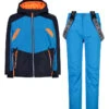 CMP 2tlg. Ski-/ Snowboardoutfit In Schwarz/ Blau
