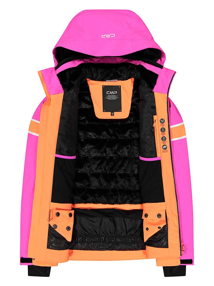 CMP Ski-/ Snowboardjacke In Orange/ Pink 6 CMP Ski-/ Snowboardjacke In Orange/ Pink – Bild 4
