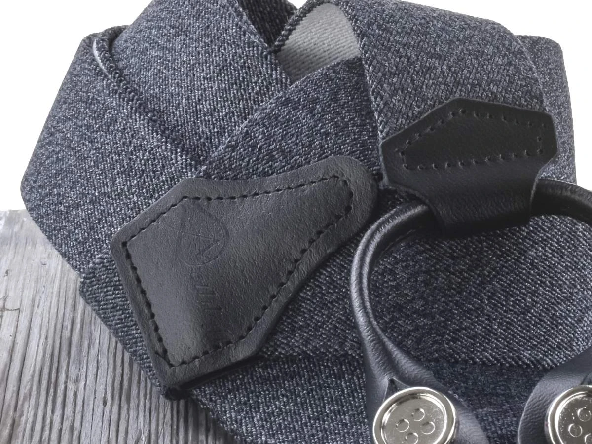 Hosenträger 36mm Meliert In Anthrazit 7 Hosenträger 36mm Meliert In Anthrazit – Bild 5