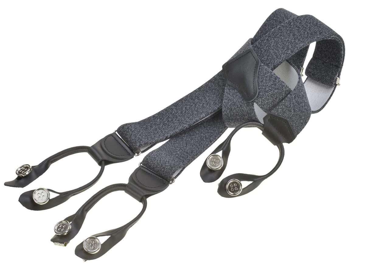 Hosenträger 36mm Meliert In Anthrazit 3 Hosenträger 36mm Meliert In Anthrazit