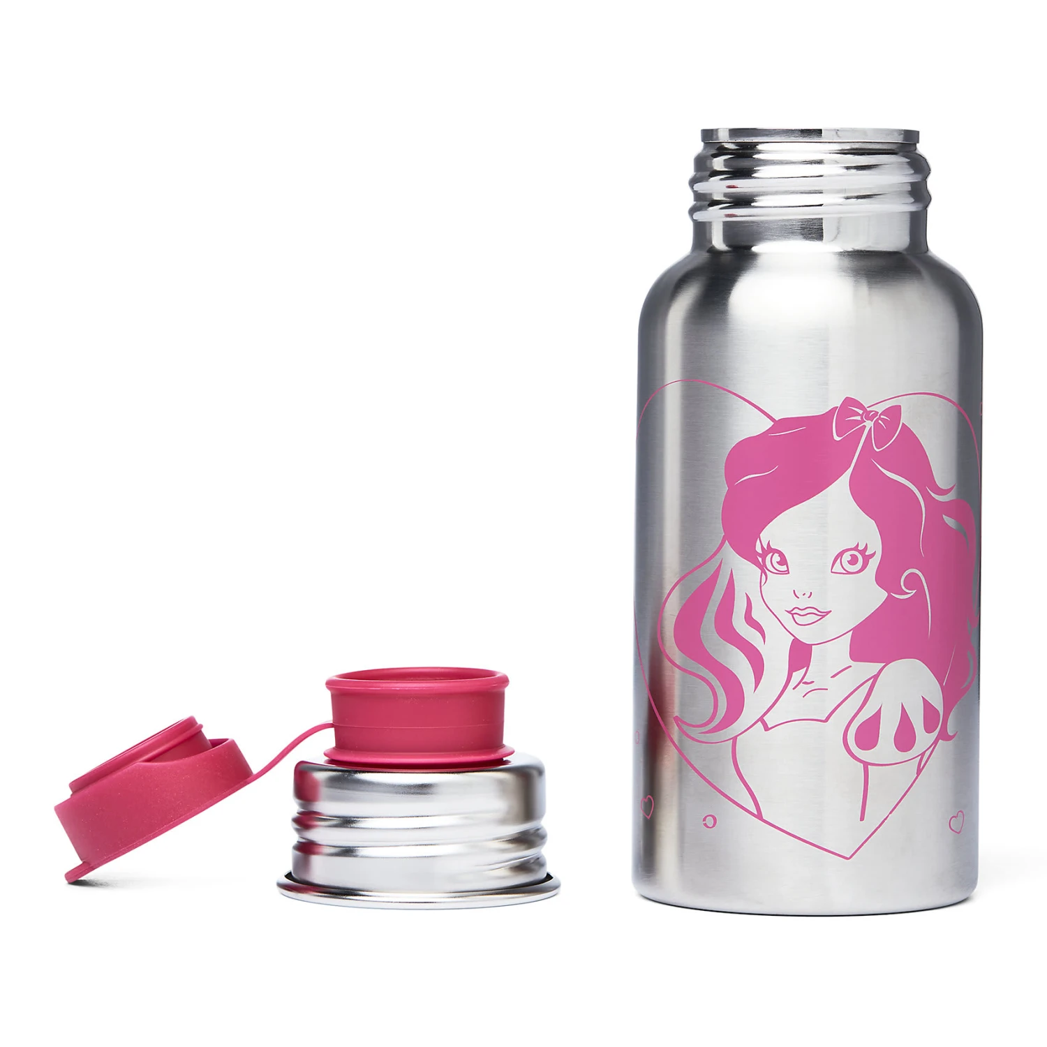 Ergobag Edelstahl Trinkflasche Prinzessin, 500 Ml 4 Ergobag Edelstahl Trinkflasche Prinzessin, 500 Ml – Bild 2