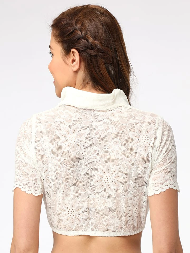 Dirndlbluse "Anja" In Creme 4 Dirndlbluse "Anja" In Creme – Bild 2