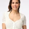 Dirndlbluse "Anja" In Creme -Bekleidungsgeschäft halali by astrid soll dirndlbluse anja in creme