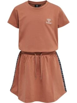 Hummel Kleid S/S Hmlhedda Dress In COPPER BROWN