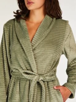 Bademantel In Grün -Bekleidungsgeschäft hunkemoller bademantel in grun 2