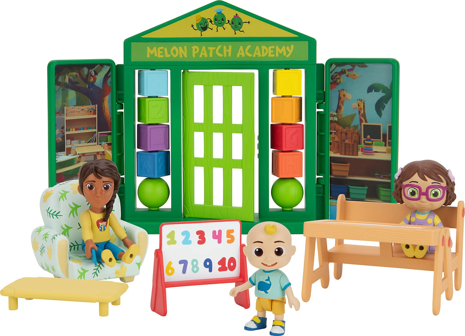 JAZWARES CoComelon - Deluxe Spielset - Schule 3 JAZWARES CoComelon - Deluxe Spielset - Schule