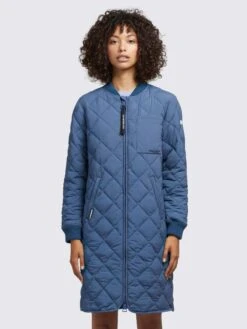 Khujo Mantel MARY In Blau -Bekleidungsgeschäft khujo mantel mary in blau 3