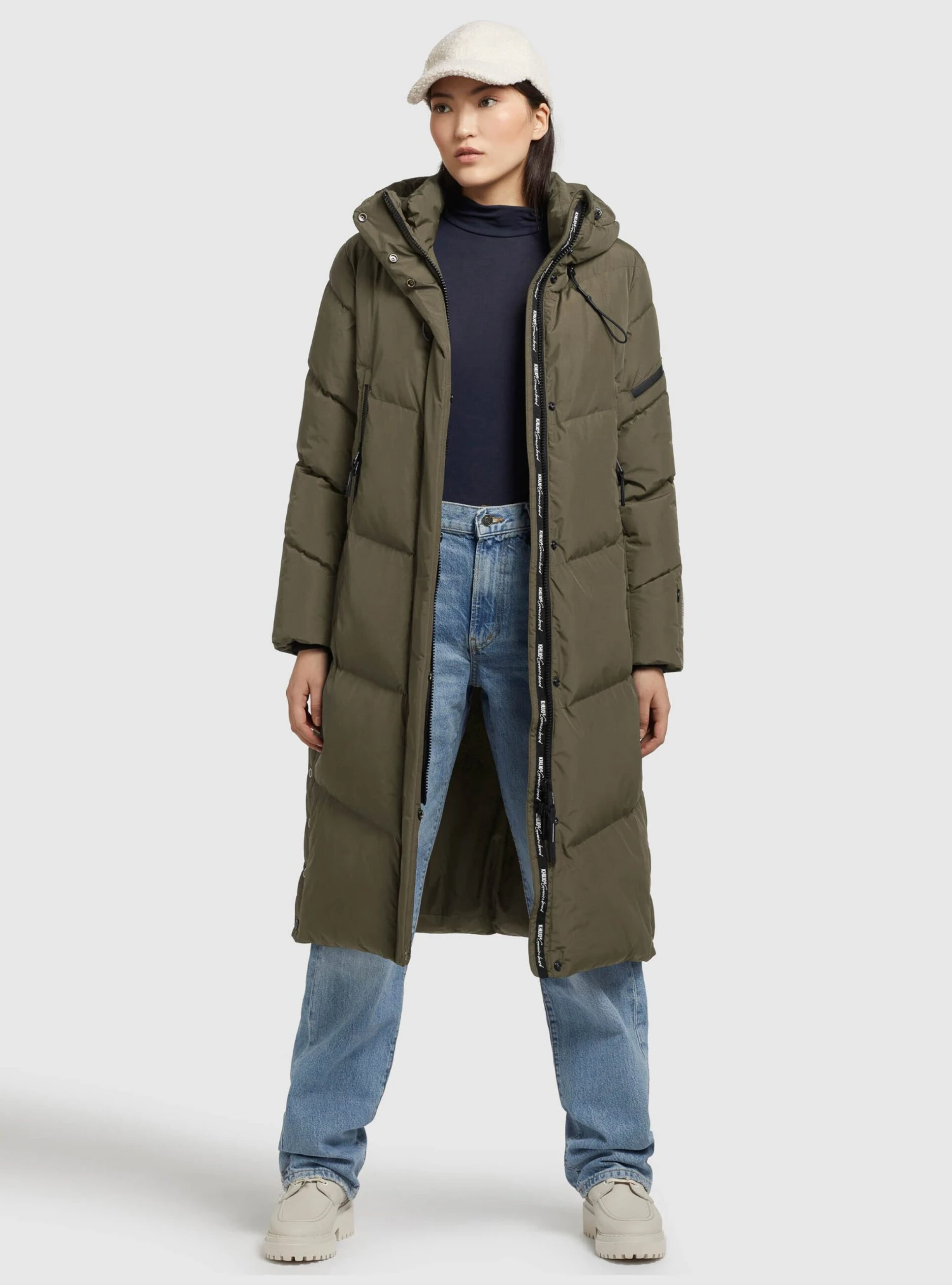 Khujo Mantel SONJE4 In Khaki Grün 5 Khujo Mantel SONJE4 In Khaki Grün – Bild 3