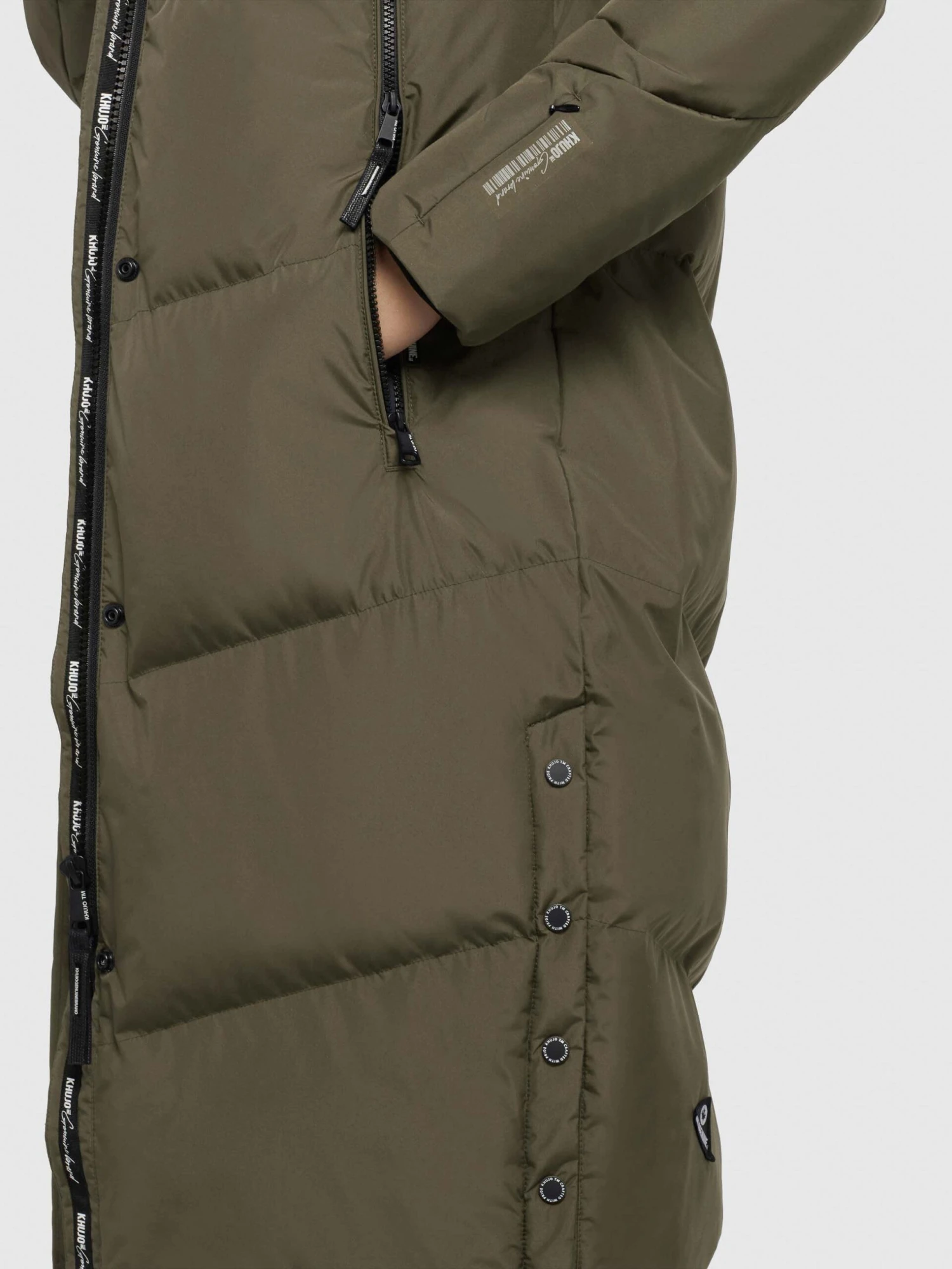 Khujo Mantel SONJE4 In Khaki Grün 11 Khujo Mantel SONJE4 In Khaki Grün – Bild 9