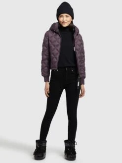 Khujo Steppjacke "Adore" In Lila -Bekleidungsgeschäft khujo steppjacke adore in lila 3