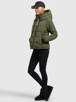 Khujo Steppjacke "Joilee" In Khaki -Bekleidungsgeschäft khujo steppjacke joilee in khaki 3