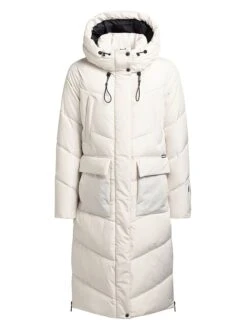 Khujo Steppmantel "Elvita" In Weiß -Bekleidungsgeschäft khujo steppmantel elvita in weiss 7