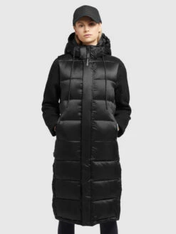 Khujo Weste TOURIN SATIN In Schwarz -Bekleidungsgeschäft khujo weste tourin satin in schwarz 3