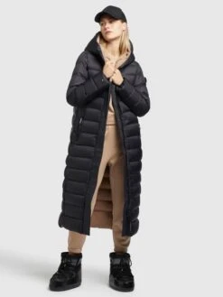 Khujo Wintermantel "Diwana2 Soft" In Schwarz -Bekleidungsgeschäft khujo wintermantel diwana2 soft in schwarz 2