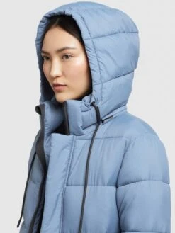 Khujo Wintermantel "Julina Matt" In Hellblau -Bekleidungsgeschäft khujo wintermantel julina matt in hellblau 4