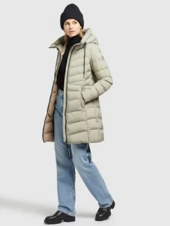 Khujo Wintermantel "Tuhani" In Hellgrün -Bekleidungsgeschäft khujo wintermantel tuhani in hellgrun 3