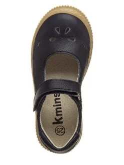 Leder-Spangenballerinas In Dunkelblau -Bekleidungsgeschäft kmins leder spangenballerinas in dunkelblau 3