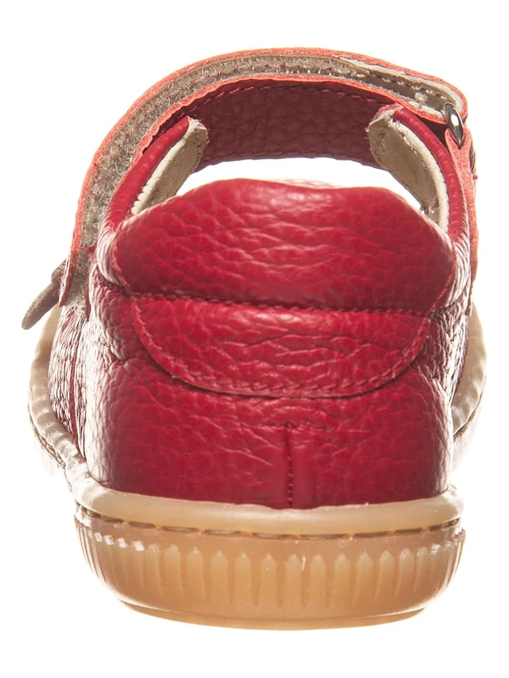 Leder-Spangenballerinas In Rot 5 Leder-Spangenballerinas In Rot – Bild 3