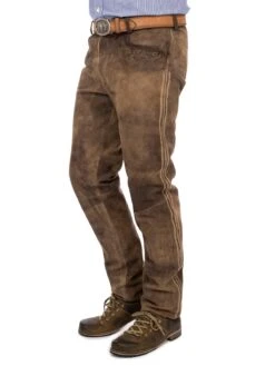 Lederhose Lang BARMSEE ZV Antik Rinde -Bekleidungsgeschäft maddox lederhose lang barmsee zv antik rinde 6