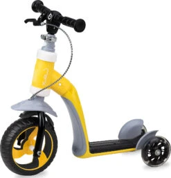 ELIOS 2 In 1 Laufrad Und Scooter, Gelb -Bekleidungsgeschäft momi elios 2 in 1 laufrad und scooter gelb 5