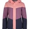 Ski-/Snowboardjacke "Coral" In Dunkelblau/ Lila/ Koralle -Bekleidungsgeschäft o neill ski snowboardjacke coral in dunkelblau lila koralle