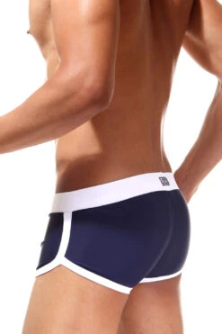 Beach Sprinterpants MILITARY In Blau -Bekleidungsgeschäft oboy beach sprinterpants military in blau 3