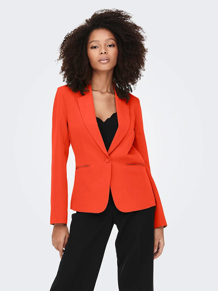 ONLY Blazer "Gabi-Abba" In Orange 3 ONLY Blazer "Gabi-Abba" In Orange