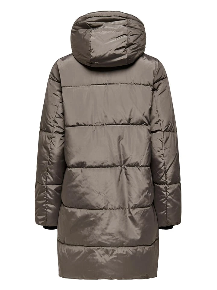 ONLY Wintermantel "Nora" In Grau 4 ONLY Wintermantel "Nora" In Grau – Bild 2