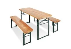 Pinolino 3-tlg. Kinderfestzeltgarnitur "Sepp" In Natur