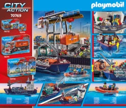 Playmobil 70769 Großes Containerschiff Mit Zollboot 14 Playmobil 70769 Großes Containerschiff Mit Zollboot -Bekleidungsgeschäft playmobil 70769 grosses containerschiff mit zollboot 2
