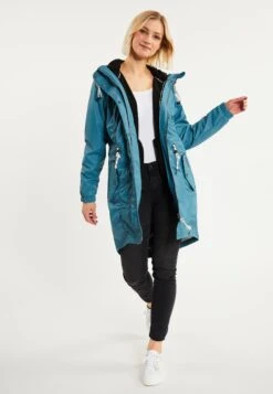 Schmuddelwedda 3-In-1 Regenmantel Altiplano In Jadeblau -Bekleidungsgeschäft schmuddelwedda 3 in 1 regenmantel altiplano in jadeblau 1