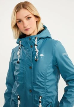 Schmuddelwedda 3-In-1 Regenmantel Altiplano In Jadeblau -Bekleidungsgeschäft schmuddelwedda 3 in 1 regenmantel altiplano in jadeblau 4