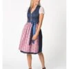 Dirndl "Cynthia" In Dunkelblau/ Rosa -Bekleidungsgeschäft stockerpoint dirndl cynthia in dunkelblau rosa