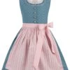 Kinderdirndl "Greta" In Rauchblau