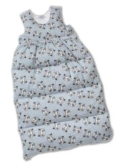 Daunenschlafsack "Waschbär" In Hellblau
