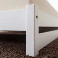 Stapelliege Stapelbett Gästebett In Weiß -Bekleidungsgeschäft ticaa stapelliege stapelbett gastebett in weiss 5