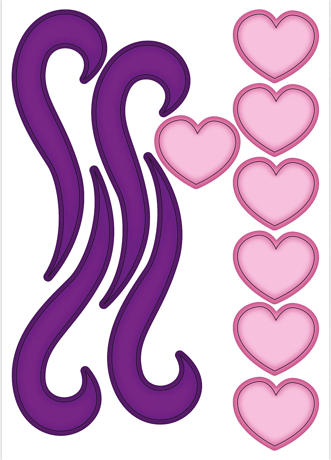 Ursus Deko-Set Schultüte Easy Line Einhorn 6 Ursus Deko-Set Schultüte Easy Line Einhorn – Bild 4