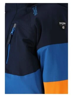 ZigZag Ski-/ Snowboardjacke "Taylor" In Dunkelblau/ Orange -Bekleidungsgeschäft zigzag ski snowboardjacke taylor in dunkelblau orange 2